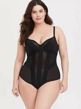 NWT Torrid Black Body Suit Size 3